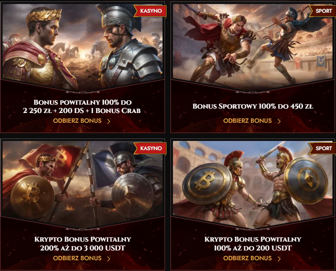 Legiano casino bonus